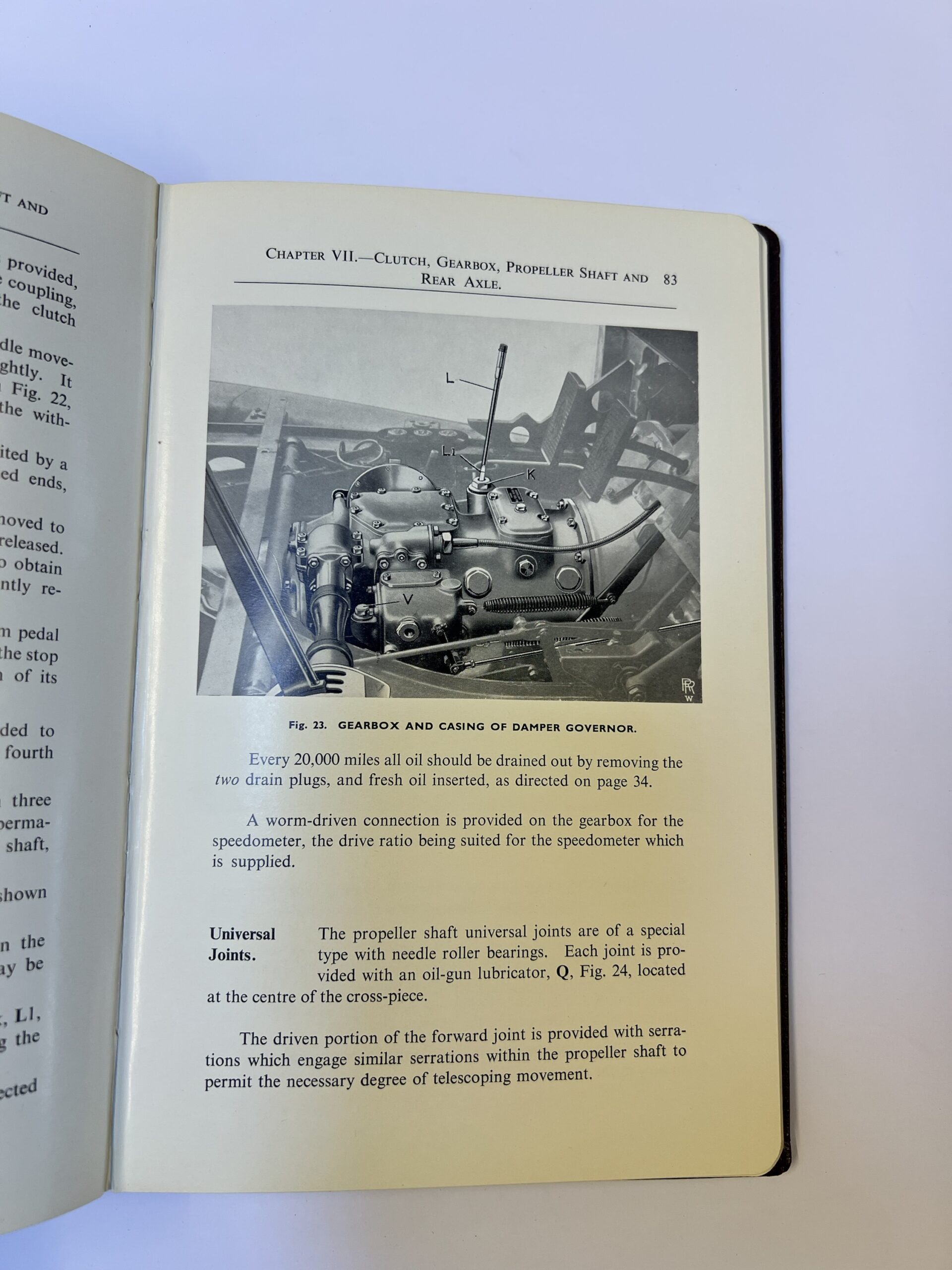 Handbook Of The 25/30 H.P. Rolls-Royce Car (Wraith) Number XIX - Image 3