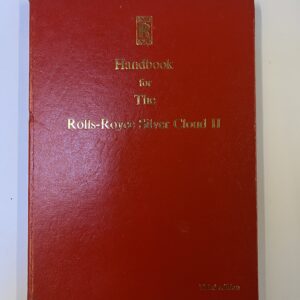 Handbook for The Rolls-Royce Silver Cloud II Third edition 1978