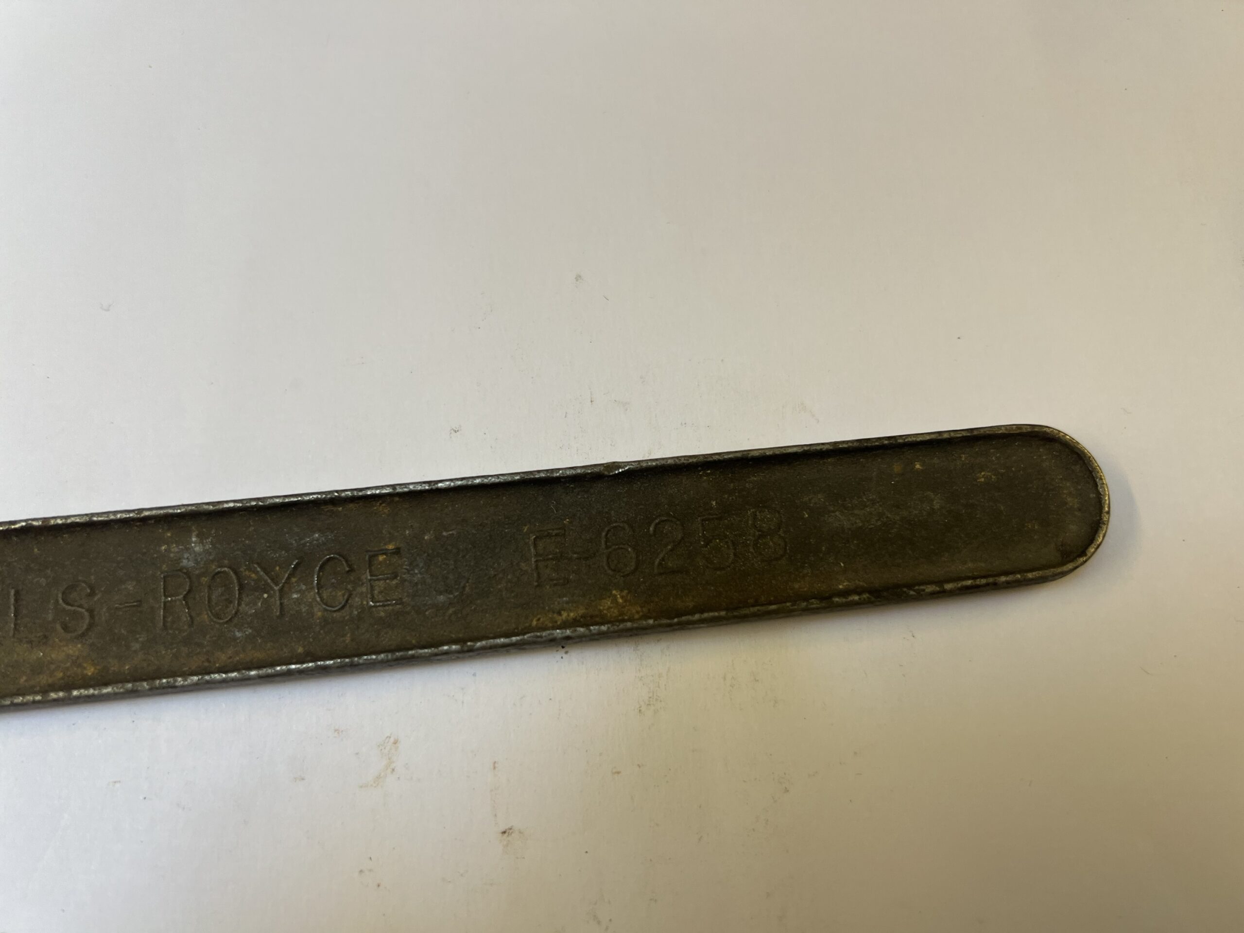 Rolls-Royce tool kit C spanner no. E6258 - Image 3