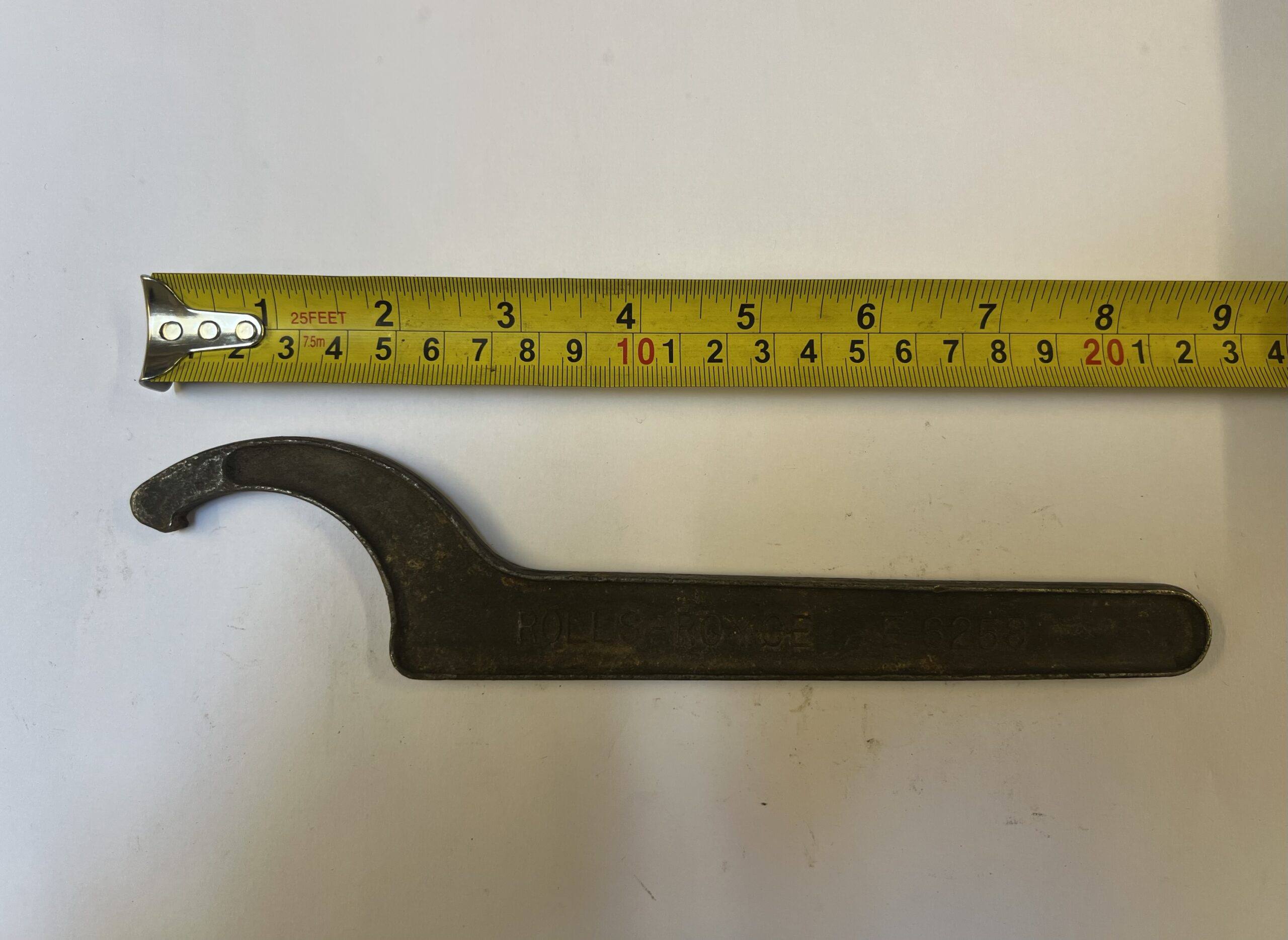 Rolls-Royce tool kit C spanner no. E6258 - Image 4