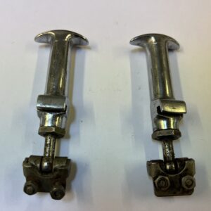 2x Rolls-Royce 20hp Bonnet Catches in Nickel