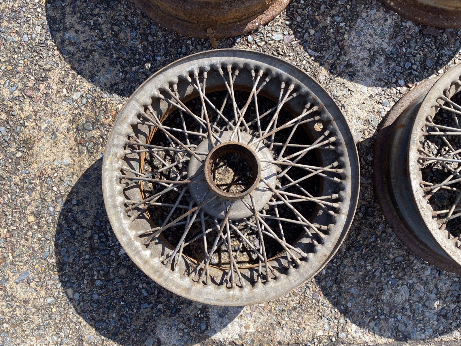 4x Wire Splined Wheeles For Classic Jaguar XK150 - Image 6